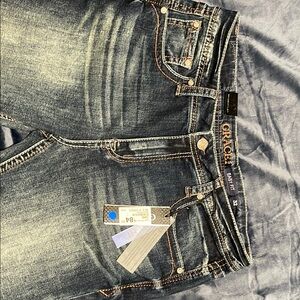 Grace in LA Embroidered Jeans